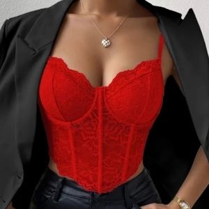 Lace Bralette Corset Top